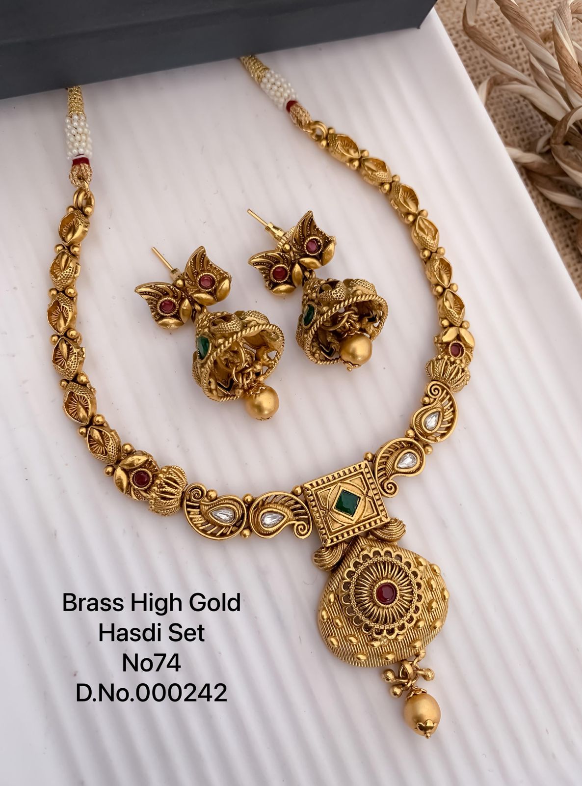 71 Brass High Gold Hasadi Set Wholesale Shop In Surat
